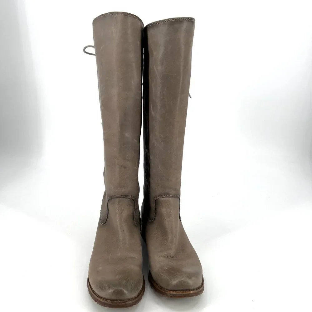 Sofft Women's Lace Up Boots - Taupe - Picture 5 of 11